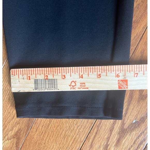 DKNY Ponte Tapered Leg Pants, Black, 2X, Stretch, Work Wear, Comfort, Plus Size - Picture 6 of 8